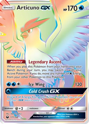 Articuno GX (Secret) (Holofoil)