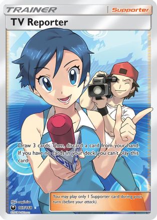 TV Reporter (Full Art) (Holofoil)
