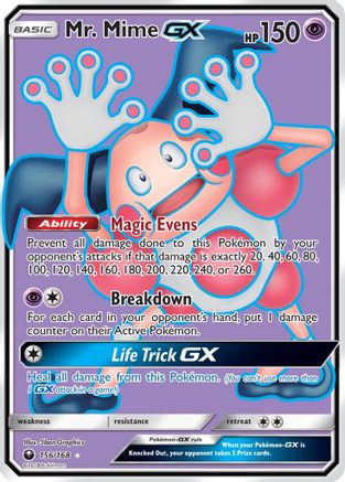 Mr. Mime GX (Full Art) (Holofoil)
