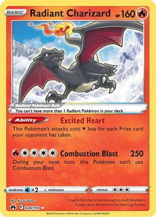 Radiant Charizard (Holofoil)