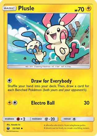 Plusle (Reverse Holofoil)