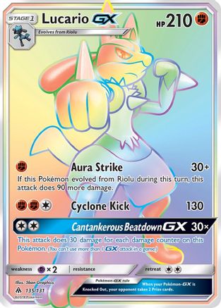Lucario GX (Secret) (Holofoil)
