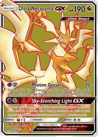 Ultra Necrozma GX (Full Art) (Holofoil)