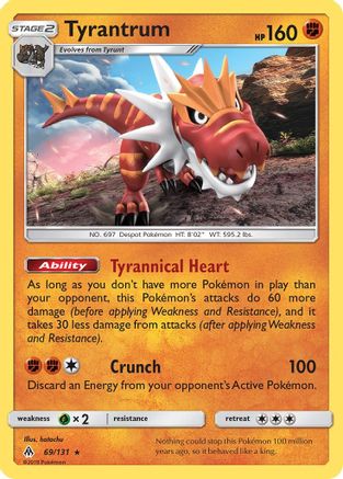 Tyrantrum (Reverse Holofoil)