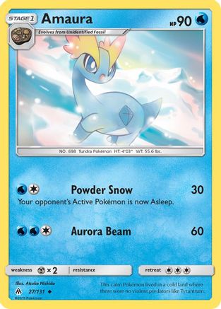Amaura (Reverse Holofoil)