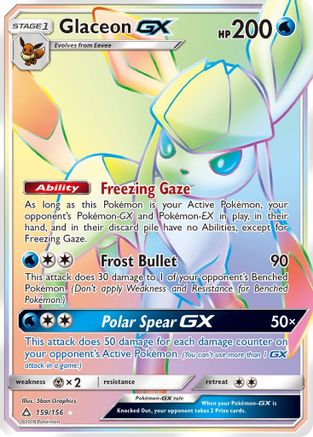 Glaceon GX (Secret Rare) (Holofoil)