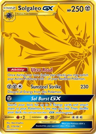 Solgaleo GX (Secret Rare) (Holofoil)