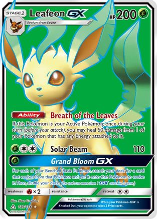 Leafeon GX (Full Art) (Holofoil)