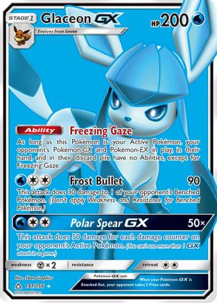 Glaceon GX (Full Art) (Holofoil)