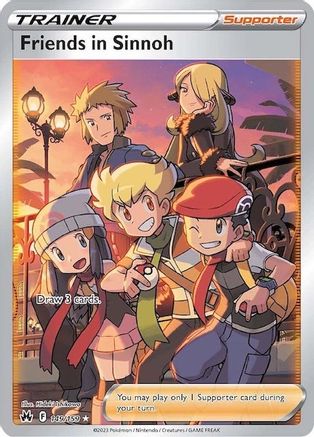 Friends in Sinnoh (Full Art) (Holofoil)