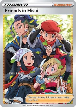 Friends in Hisui (Full Art) (Holofoil)