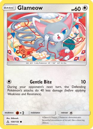 Glameow (Reverse Holofoil)