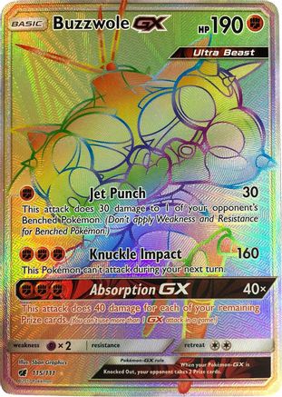 Buzzwole GX (Secret) (Holofoil)