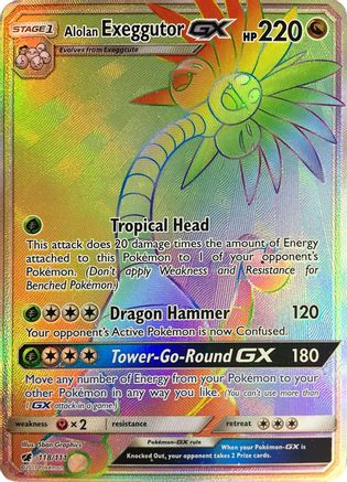 Alolan Exeggutor GX (Secret) (Holofoil)