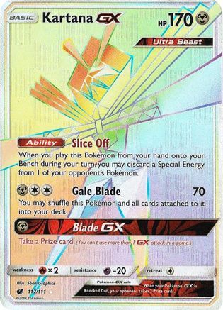 Kartana GX (Secret) (Holofoil)