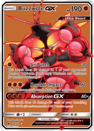 Buzzwole GX (Full Art) (Holofoil)
