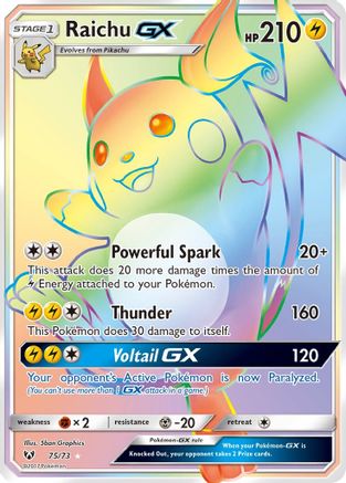 Raichu GX (Secret) (Holofoil)