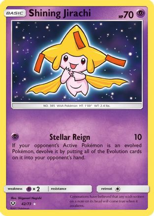 Shining Jirachi (Holofoil)