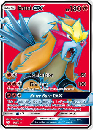 Entei GX (Full Art) (Holofoil)