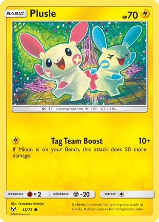 Plusle (Reverse Holofoil)