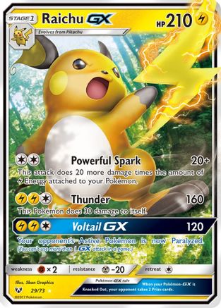 Raichu GX (Holofoil)