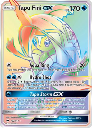 Tapu Fini GX (Secret) (Holofoil)