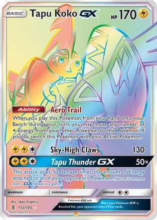 Tapu Koko GX (Secret) (Holofoil)