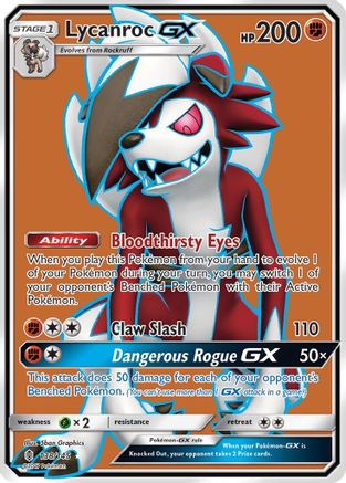 Lycanroc GX (Full Art) (Holofoil)