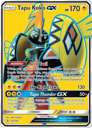 Tapu Koko GX (Full Art) (Holofoil)