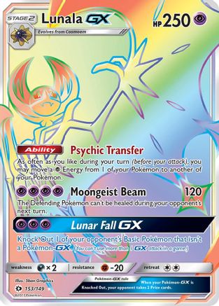 Lunala GX (Secret) (Holofoil)