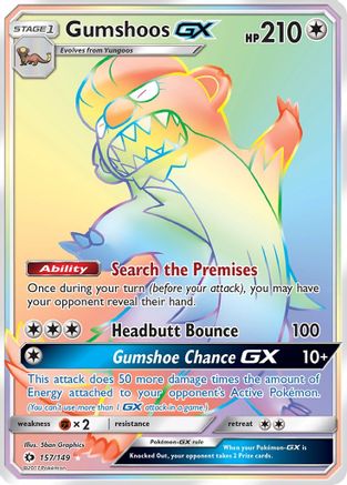 Gumshoos GX (Secret) (Holofoil)