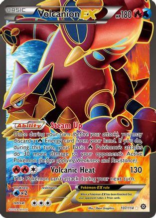 Volcanion EX (Full Art) (Holofoil)