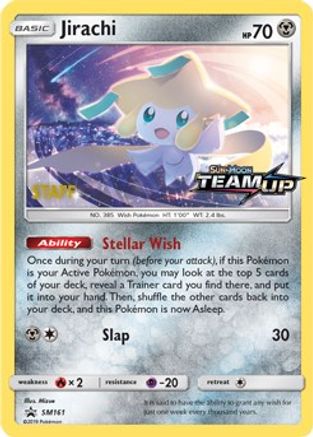 Jirachi - SM161 [Staff] (Holofoil)