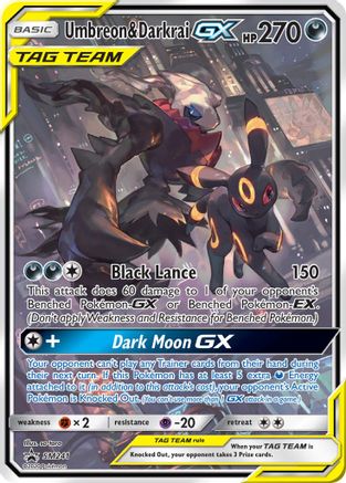 Umbreon & Darkrai GX - SM241 (Holofoil)