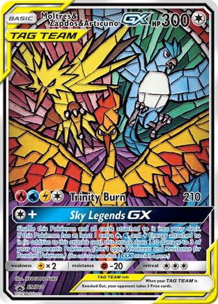 Moltres & Zapdos & Articuno GX (Holofoil)