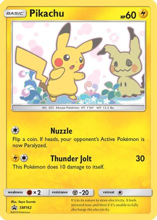 Pikachu - SM162 (Holofoil)