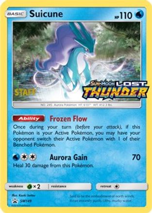 Suicune - SM149 (Prerelease) [Staff] (Holofoil)