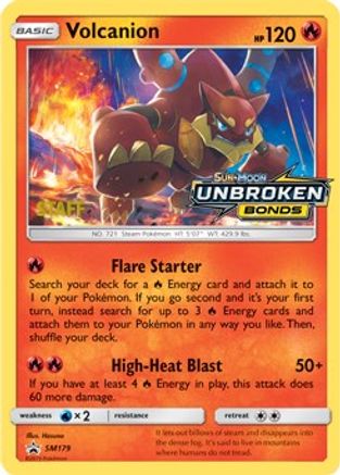Volcanion - SM179 (Prerelease) [Staff] (Holofoil)