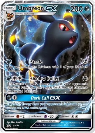 Umbreon GX - SM36 (Holofoil)