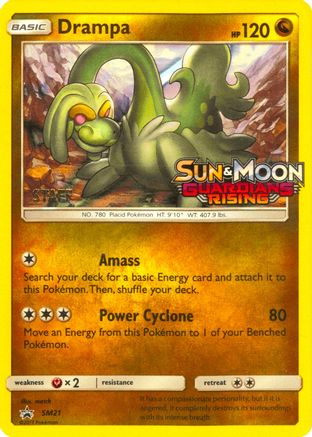 Drampa - SM21 (Prerelease) [Staff] (Holofoil)