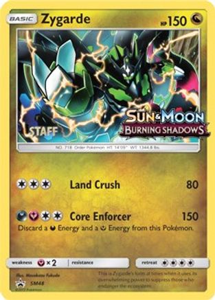 Zygarde - SM48 (Prerelease) [Staff] (Holofoil)