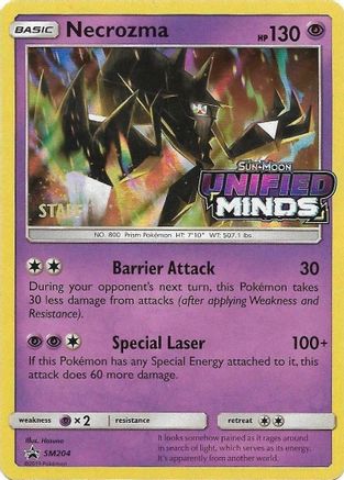 Necrozma - SM204 (Prerelease) [Staff] (Holofoil)