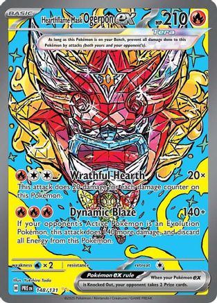 Hearthflame Mask Ogerpon ex - 148/131 (Holofoil)