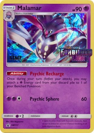 Malamar - SM117 (Prerelease) [Staff] (Holofoil)