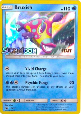 Bruxish - SM11 (Prerelease) [Staff] (Holofoil)