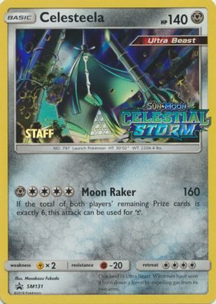 Celesteela - SM131 (Prerelease) [Staff] (Holofoil)