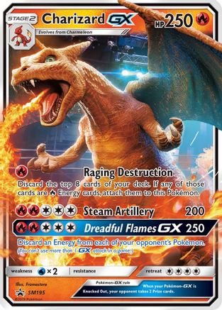 Charizard GX - SM195 (Holofoil)