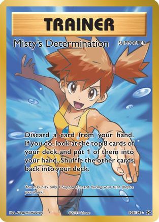 Misty's Determination (Full Art) (Holofoil)