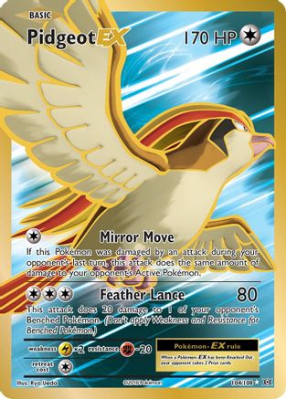 Pidgeot EX (Full Art) (Holofoil)