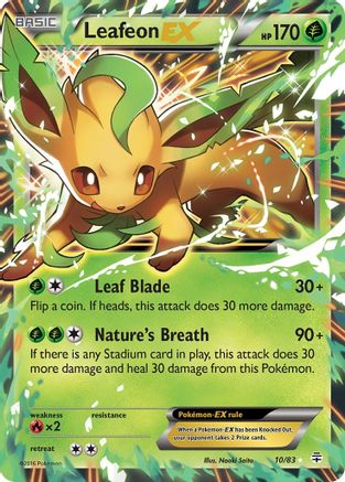 Leafeon EX (Holofoil)